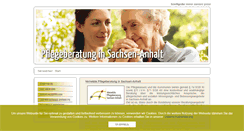 Desktop Screenshot of pflegeberatung-sachsen-anhalt.de